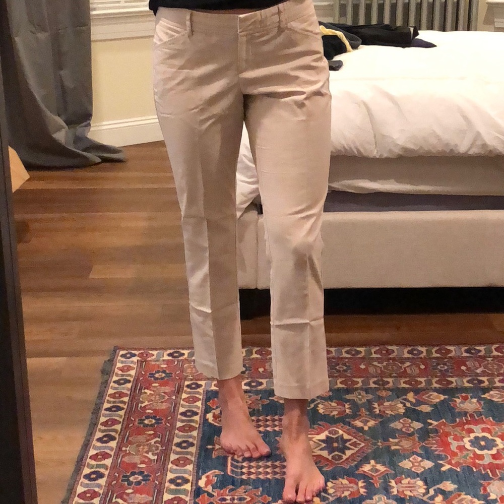 Willi Smith tan work capris - 4